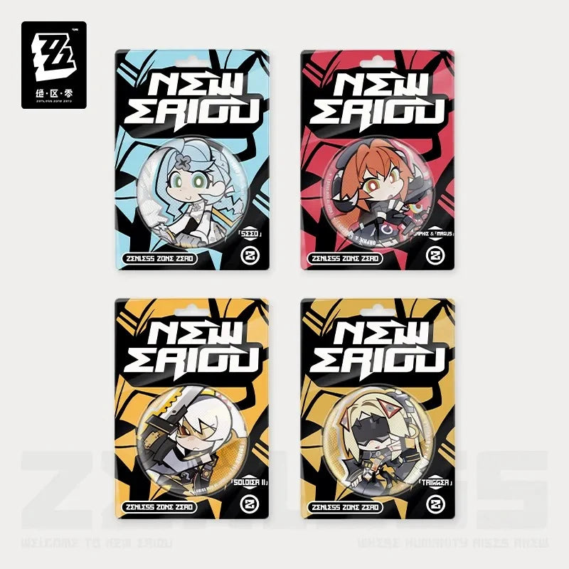 Zenless Zone Zero - Obol Squad Ridu Chibi Badge miHoYo