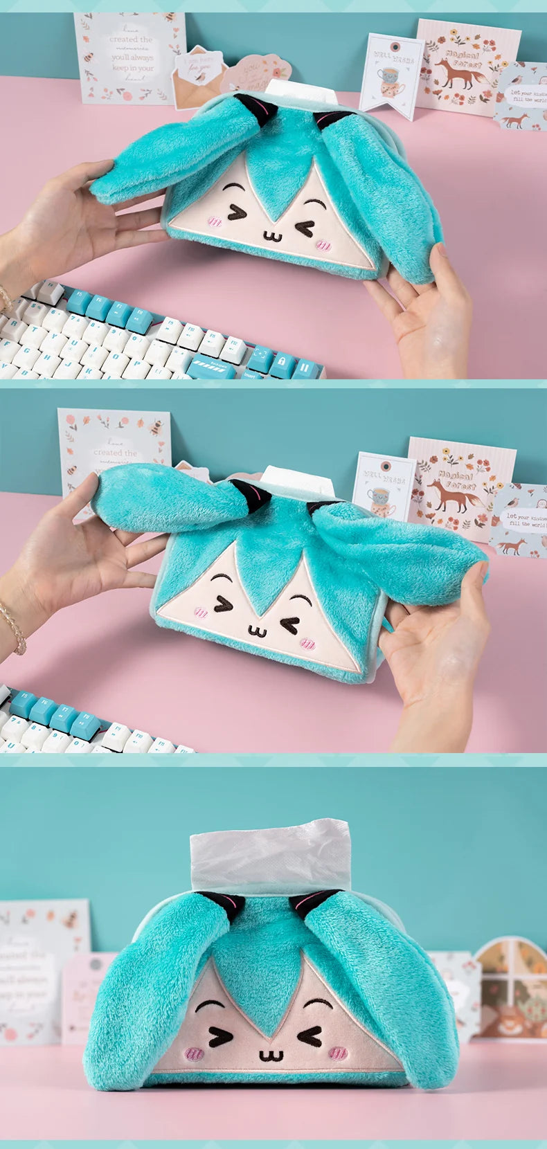 [Pre-order]Hatsune Miku - Hatsune Miku Wink Tissue Box Moeyu