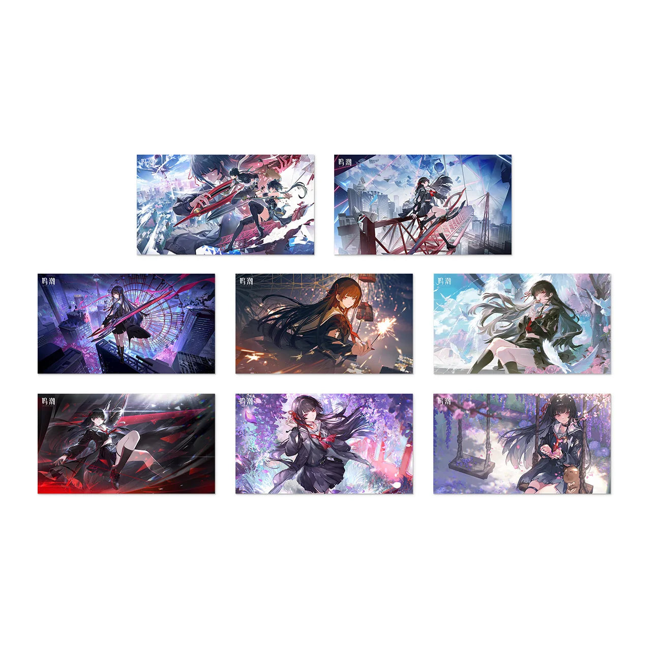 Wuthering Waves - Resonator Themed Graphic Postcard Set KURO GAMES