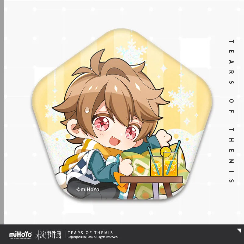 Tears of Themis - Winter Warming Series Chibi Badge miHoYo