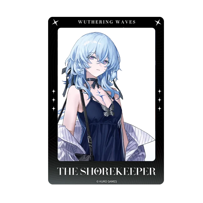 Wuthering Waves - Focused Freeze Series Character Acrylic Clear Card Karasumaya