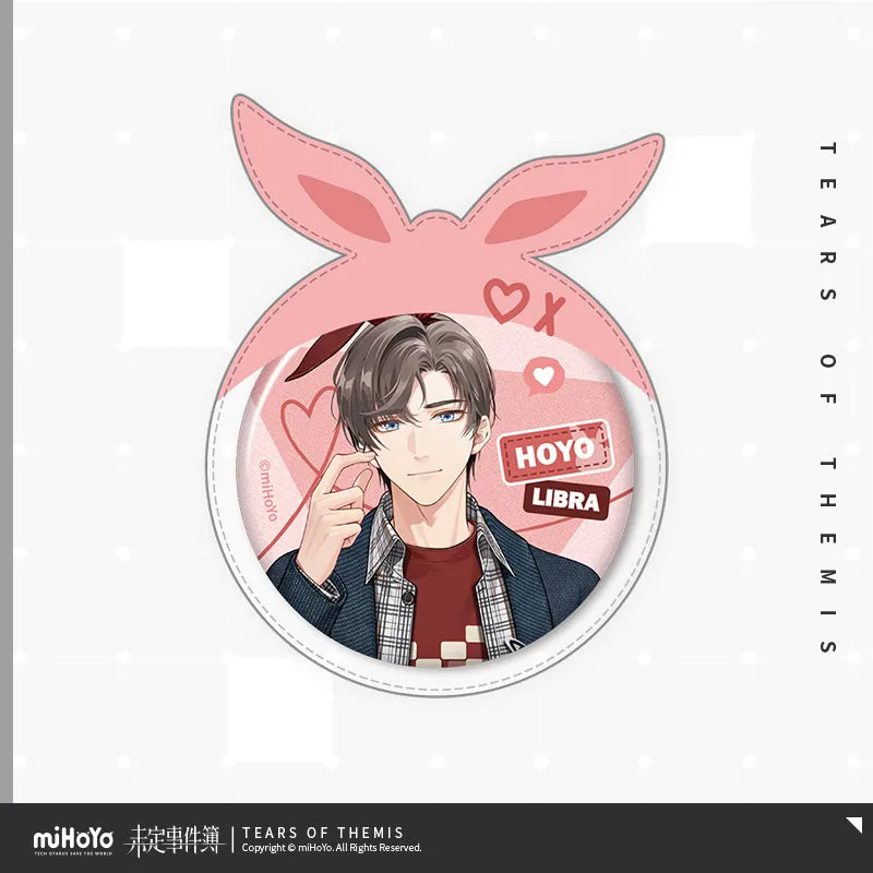 Tears of Themis - HoHo Luck Series Badge & Protective Case Set miHoYo