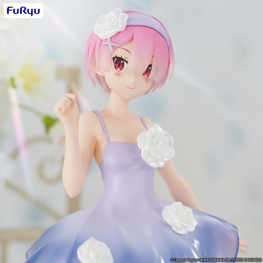 Re:ZERO Starting Life in Another World - Ram(Flower Dress Ver.) Trio-Try-iT Prize Figure FuRyu Corporation