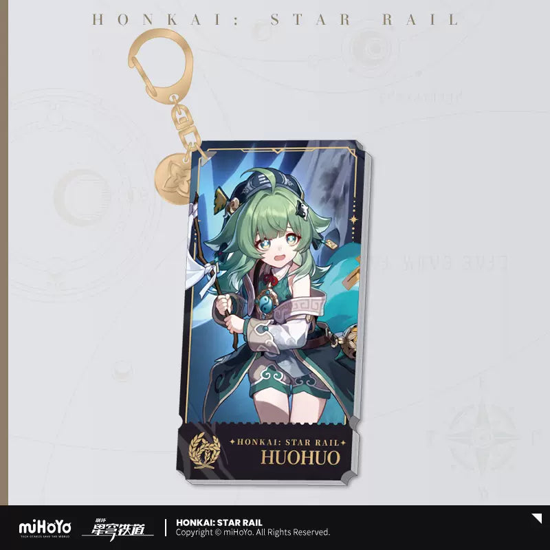 Honkai: Star Rail - The Abundance Path Character Acrylic Warp Artwork Acrylic Keychain miHoYo