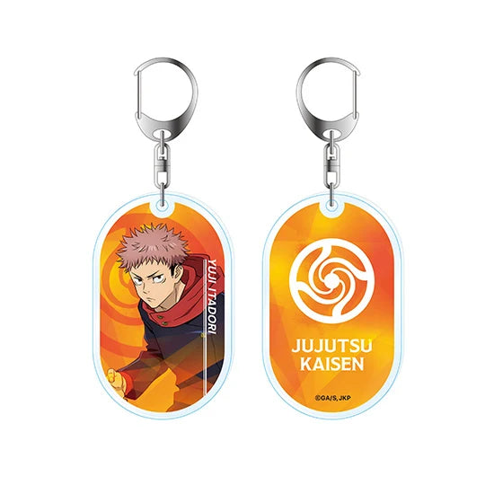 Jujutsu Kaisen -Yuji Itadori & Megumi Fushiguro & Nobara Kugisaki & Satoru Gojo & Sukuna (Double-Layered) Keychain Good Smile Company