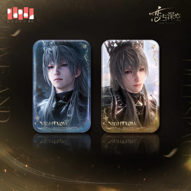 Love and Deepspace - Xavier King of Darknight Series Square Badge InFold Games