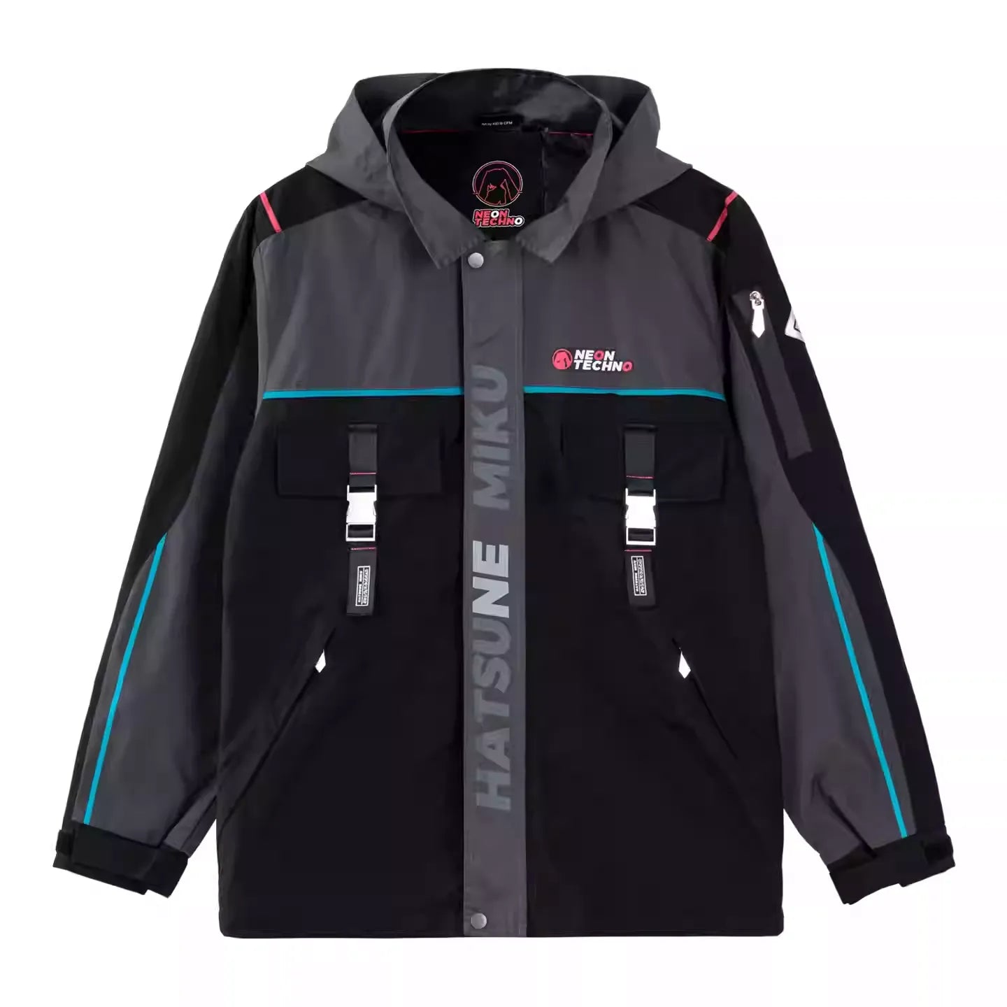 Hatsune Miku - Hatsune Miku Neon Electro Series Casual Hooded Jacket Moeyu