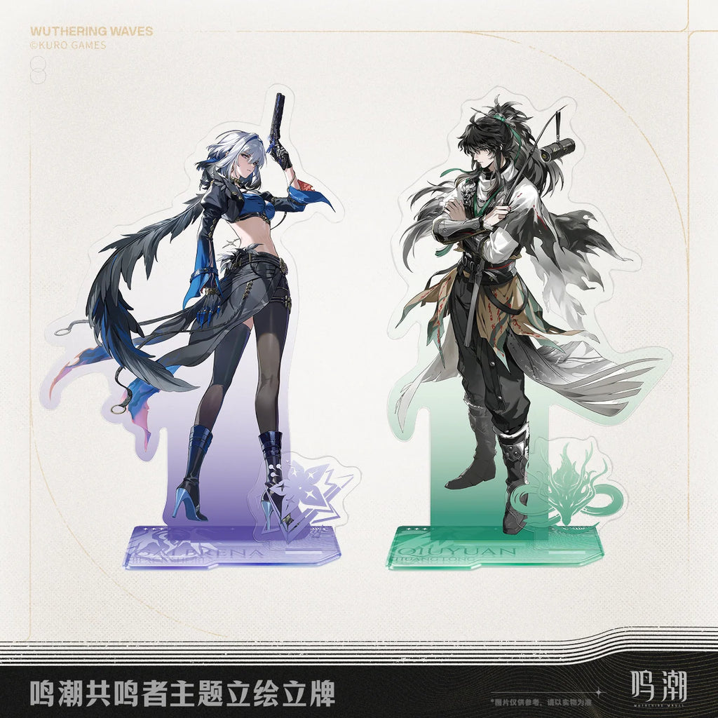 Wuthering Waves - Galbrena & Qiuyuan Resonator Themed Lineup Splash Art Standee KURO GAMES