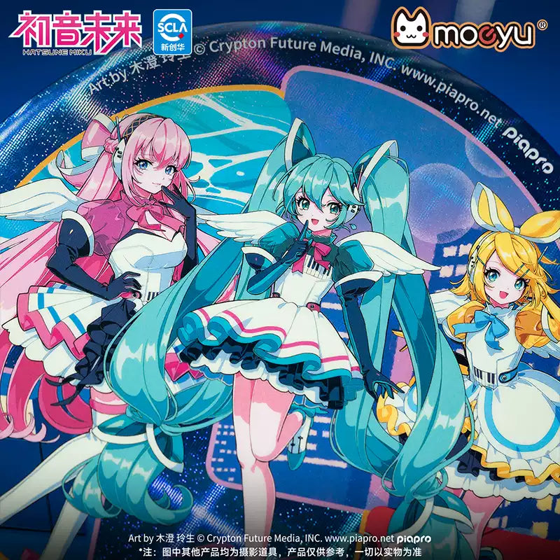 Vocaloid - Wings of the Synthwave Series Large Badge Moeyu
