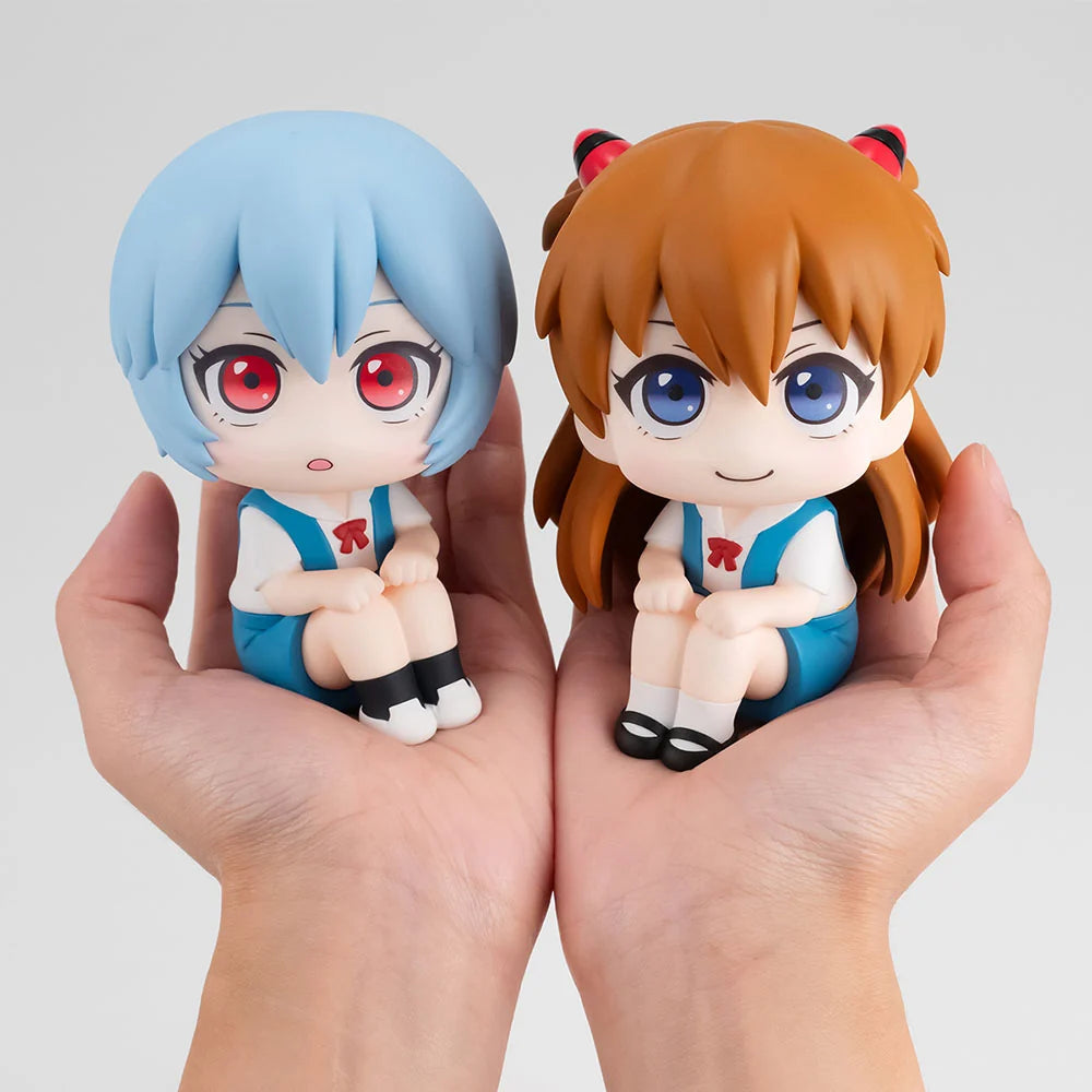 Evangelion - Rei Ayanami & Shikinami Asuka Langley Set [with gift] Mini Figure MegaHouse