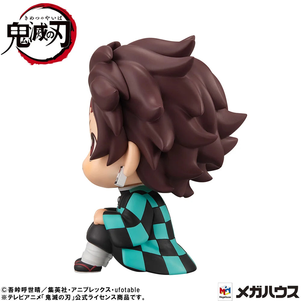 Demon Slayer: Kimetsu no Yaiba - Tanjiro Kamado (Sharp face Ver.) & Nezuko Kamado (Conquered the Sun Ver.) Set [with gift] Lookup Mini Figure MegaHouse