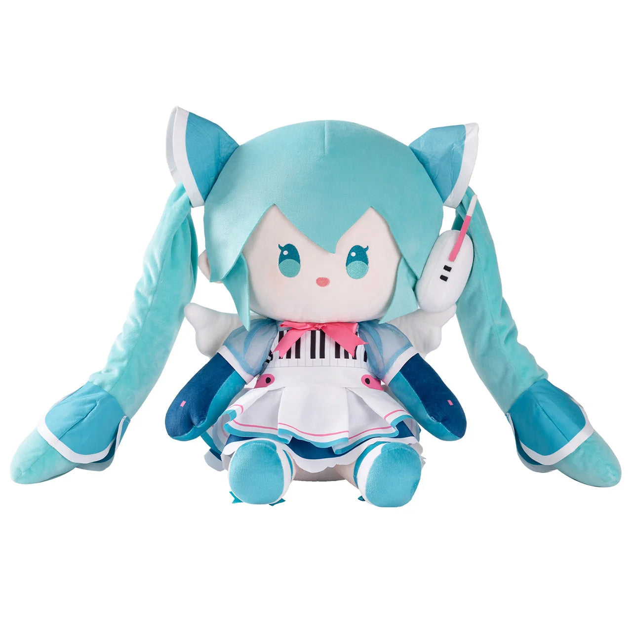Hatsune Miku - Hatsune Miku Wings of the Synthwave Series Sitting Plushie Moeyu