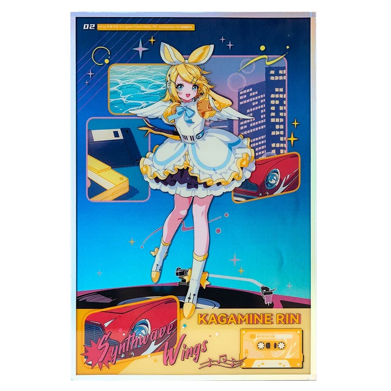 Vocaloid - Wings of the Synthwave Series Acrylic Shikishi Board Moeyu