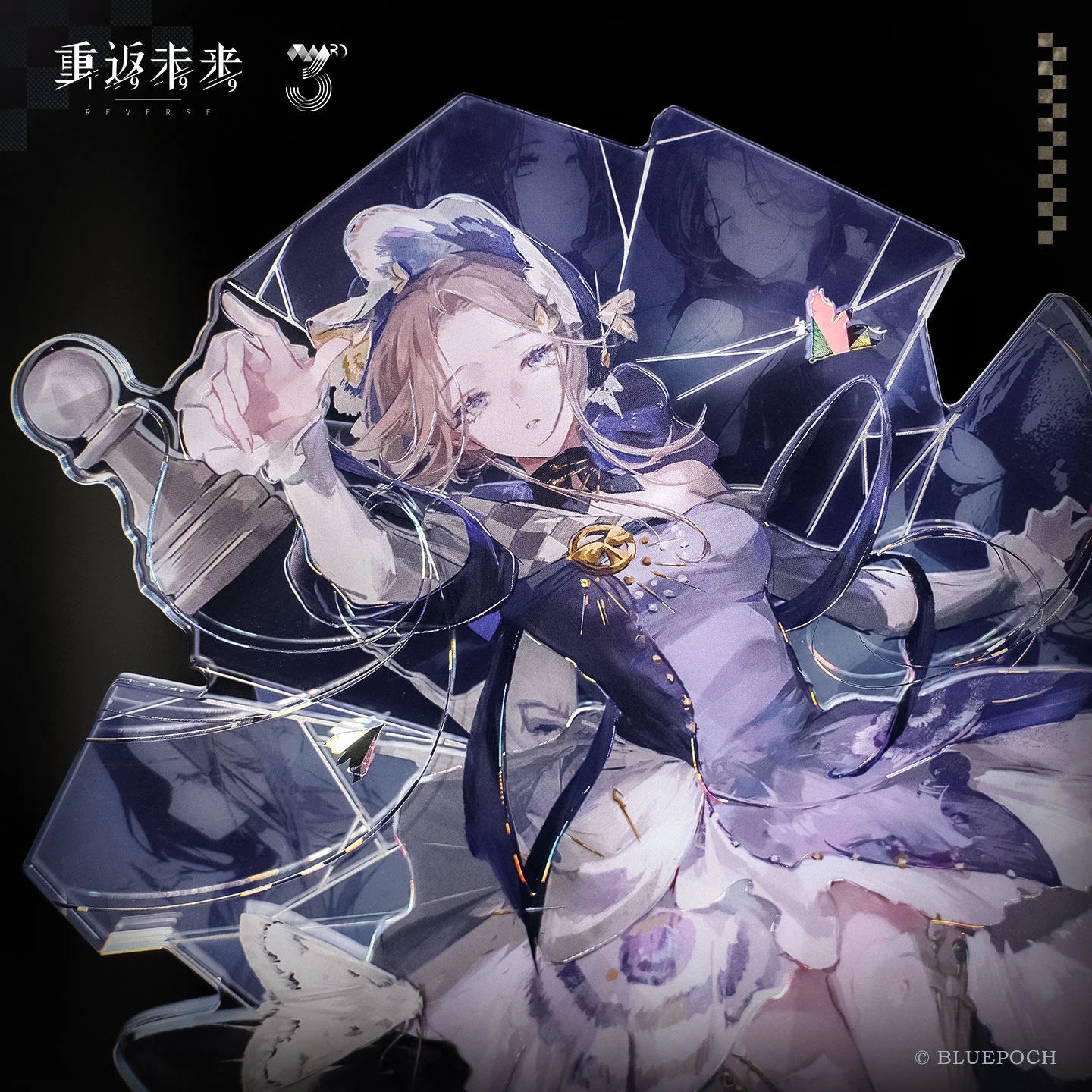 Reverse: 1999 - Ms. Stranger Mirrored Acrylic Stand BLUEPOCH