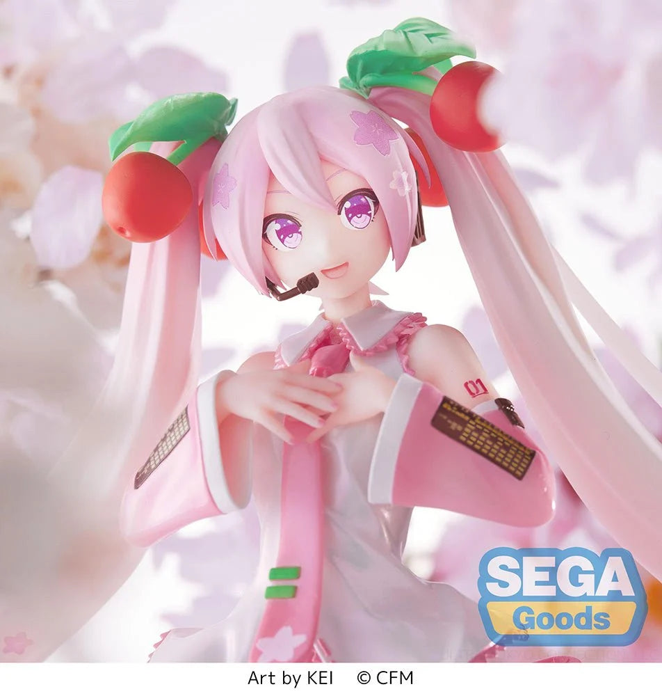 Hatsune Miku - Luminasta Sakura Miku 2023 Prize Figure SEGA