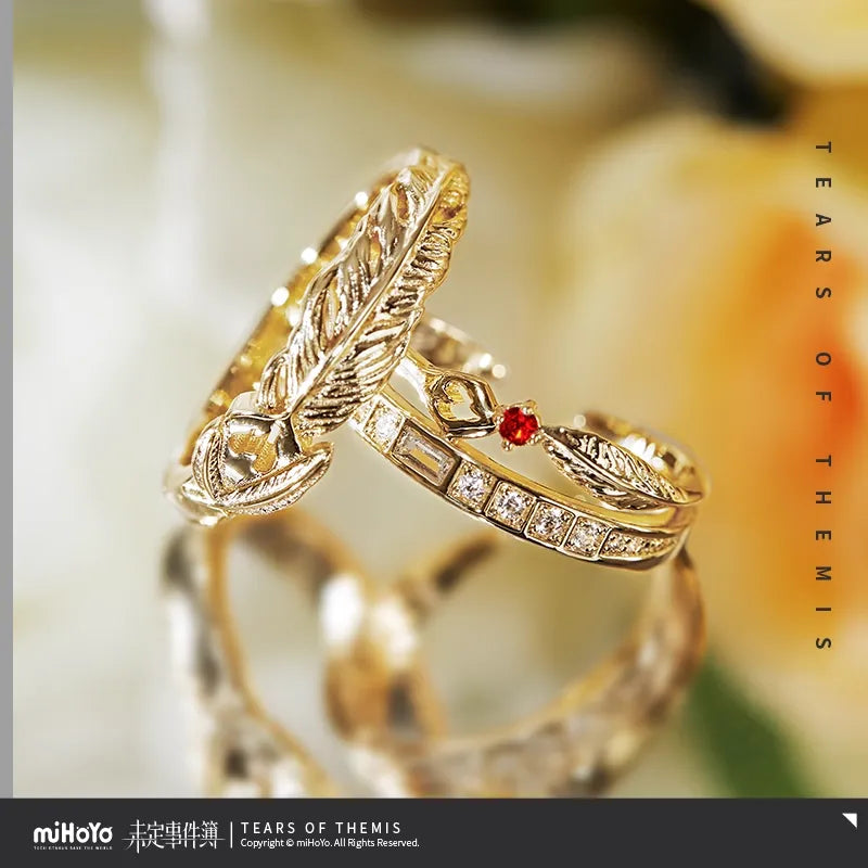 Tears of Themis - Forever Begins With You Series Raven Heartbeat Vow Couple Rings miHoYo