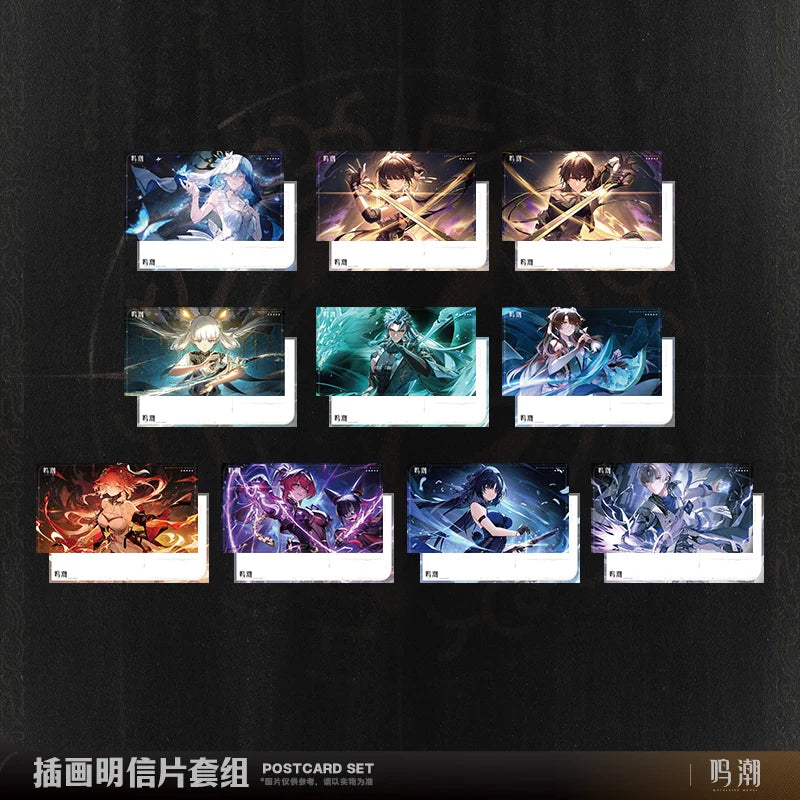 Wuthering Waves - Resonaor Themed Illustrated Postcard Set KURO GAMES