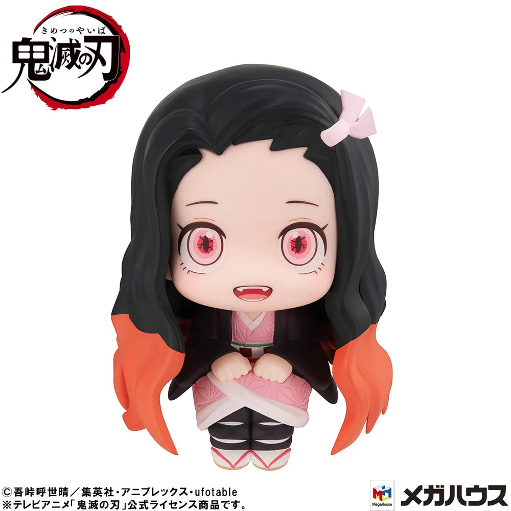 Demon Slayer: Kimetsu no Yaiba - Tanjiro Kamado (Sharp face Ver.) & Nezuko Kamado (Conquered the Sun Ver.) Set [with gift] Lookup Mini Figure MegaHouse