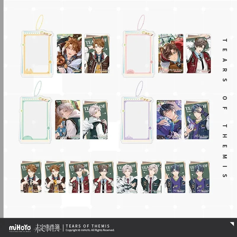 Tears of Themis - My Fur-ever Schoolmale Series Acrylic Photo Frame Commemorative Set miHoYo