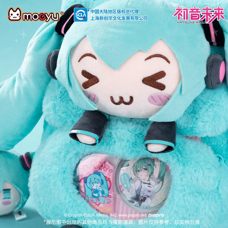 Hatsune Miku - Hatsune Miku Squinty Eyes Plush Multiway Bag Moeyu