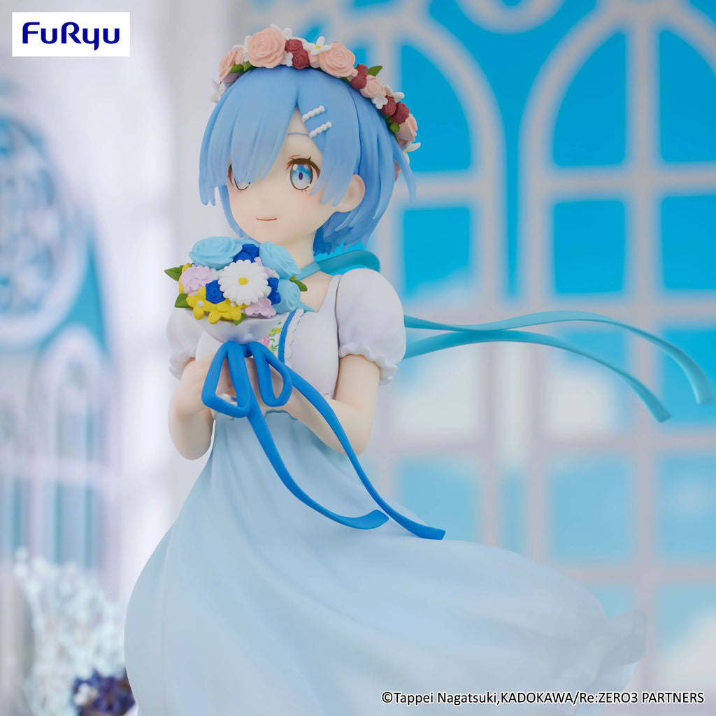 Re:ZERO Starting Life in Another World - Rem (Bridesmaid Ver) Trio-Try-iT Prize Figure FuRyu Corporation