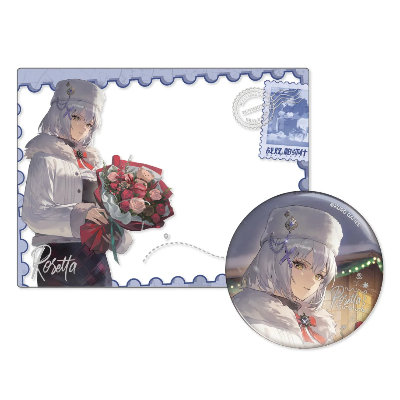 Punishing: Gray Raven - Echoes of Elsewhere 6th Anniversary Badge Transparent Card Set KURO GAMES