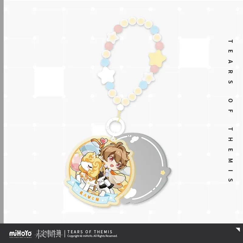 Tears of Themis - Dream Cloud Unicorn Series Acrylic Hand Mirror Keychain miHoYo