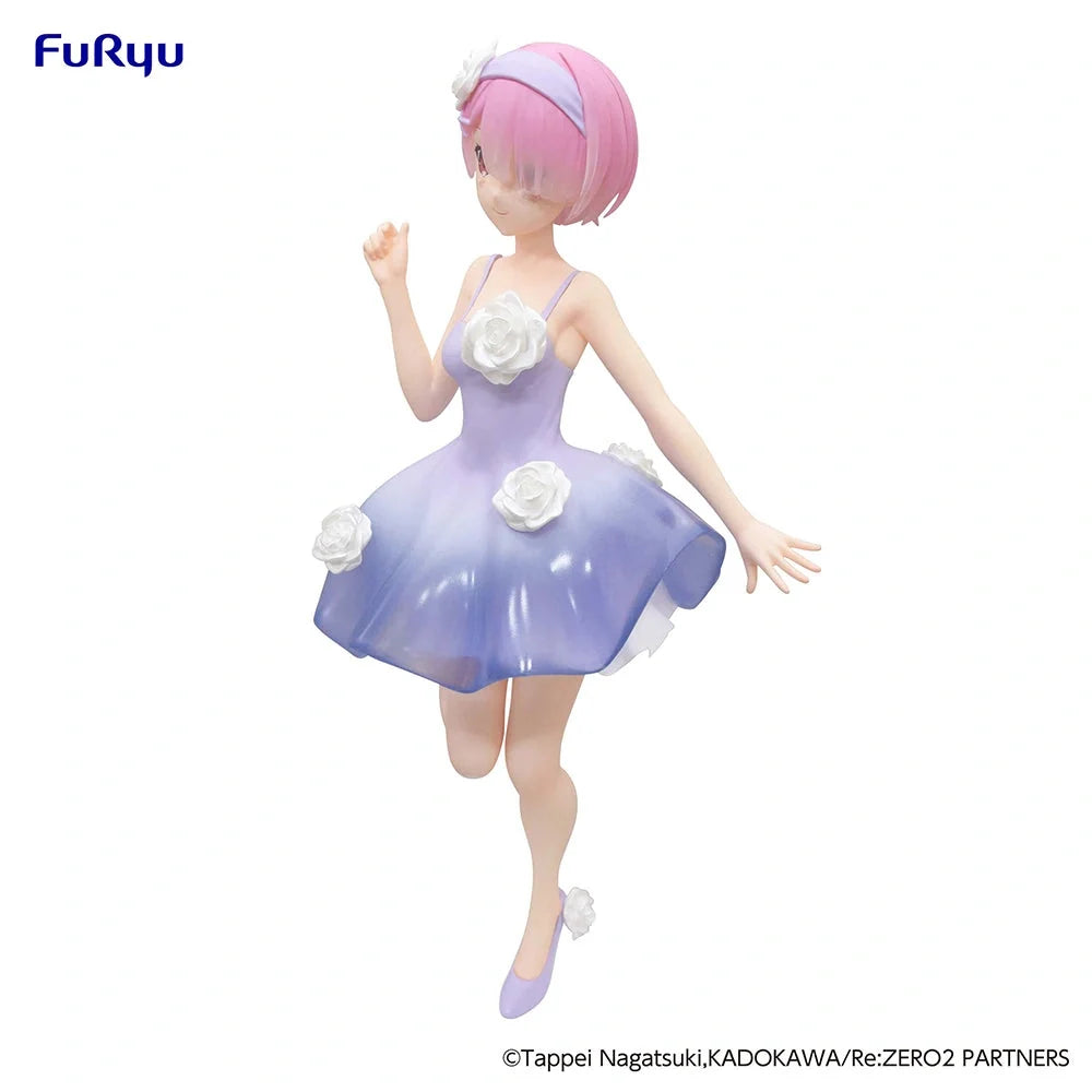 Re:ZERO Starting Life in Another World - Ram(Flower Dress Ver.) Trio-Try-iT Prize Figure FuRyu Corporation