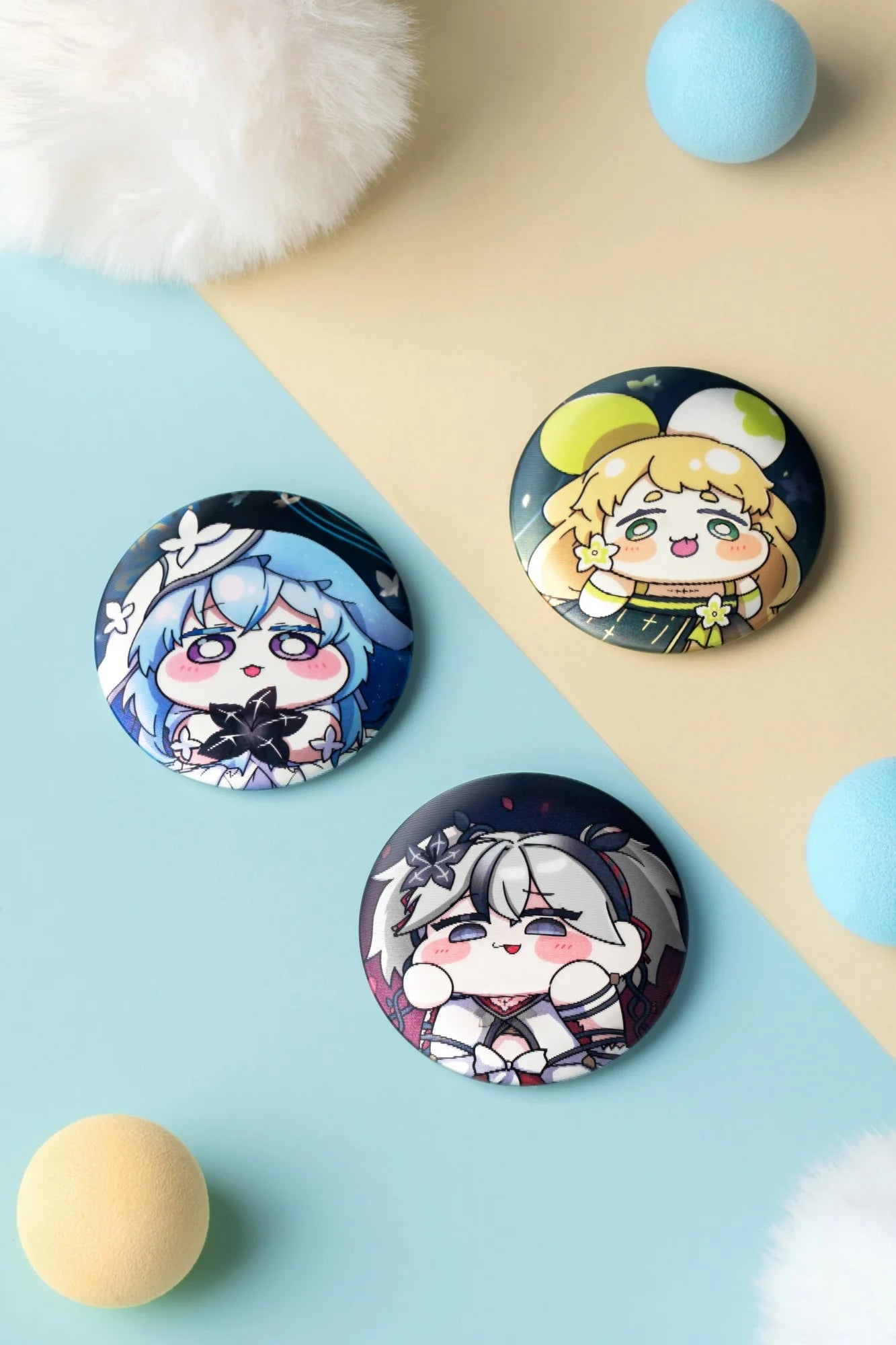 Wuthering Waves - Resonator Theme Chibi Lenticular Badge KURO GAMES
