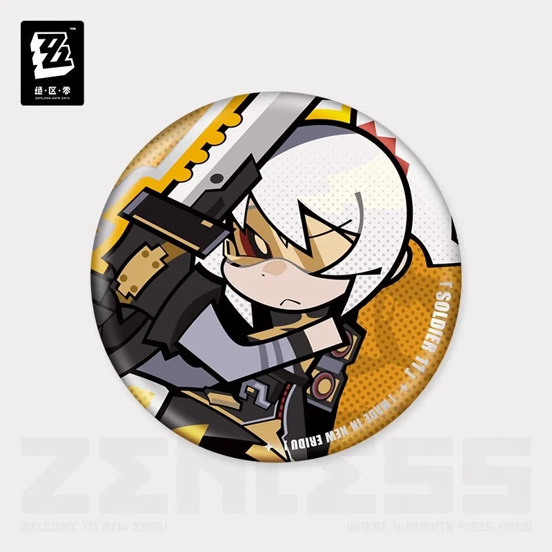 Zenless Zone Zero - Obol Squad Ridu Chibi Badge miHoYo