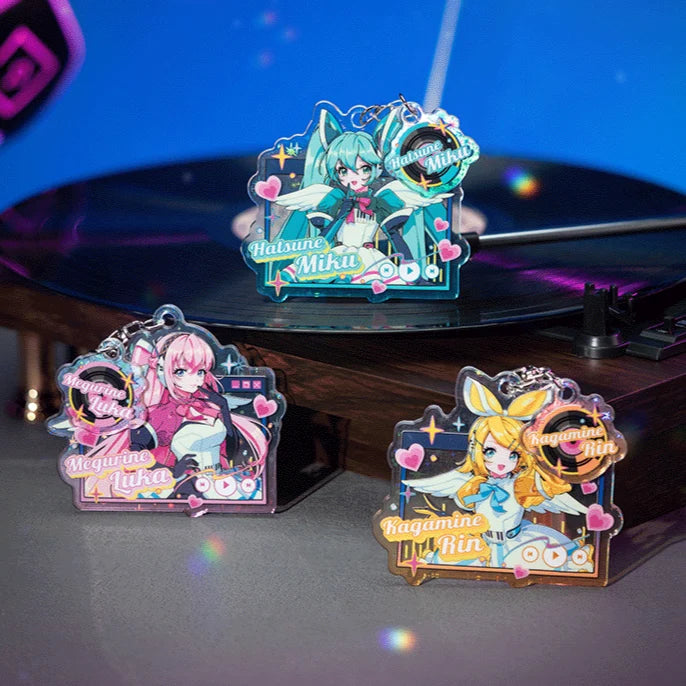 Vocaloid - Wings of the Synthwave Series Acrylic Keychain Moeyu