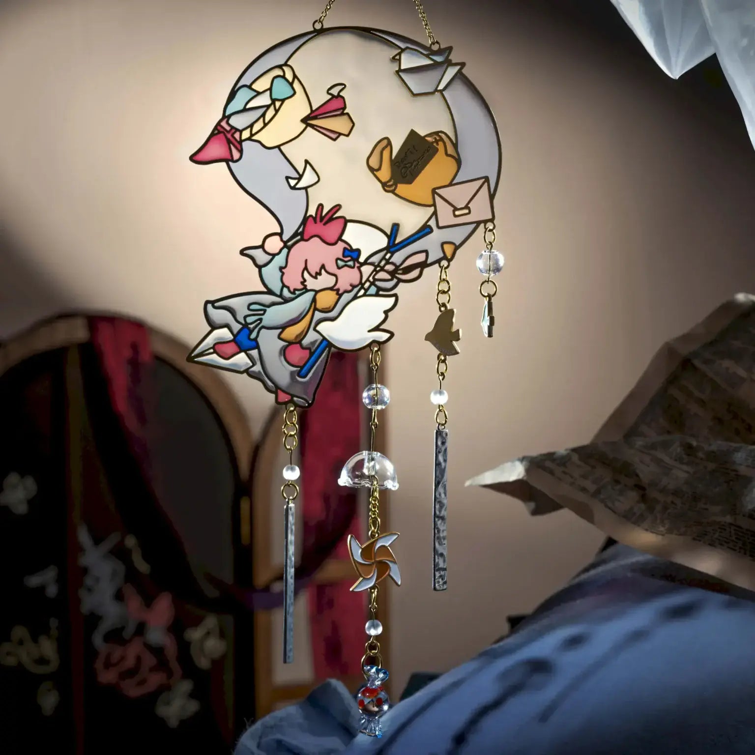 Reverse: 1999 - Flutterpage The Birds Remember Series Wind Chime BLUEPOCH