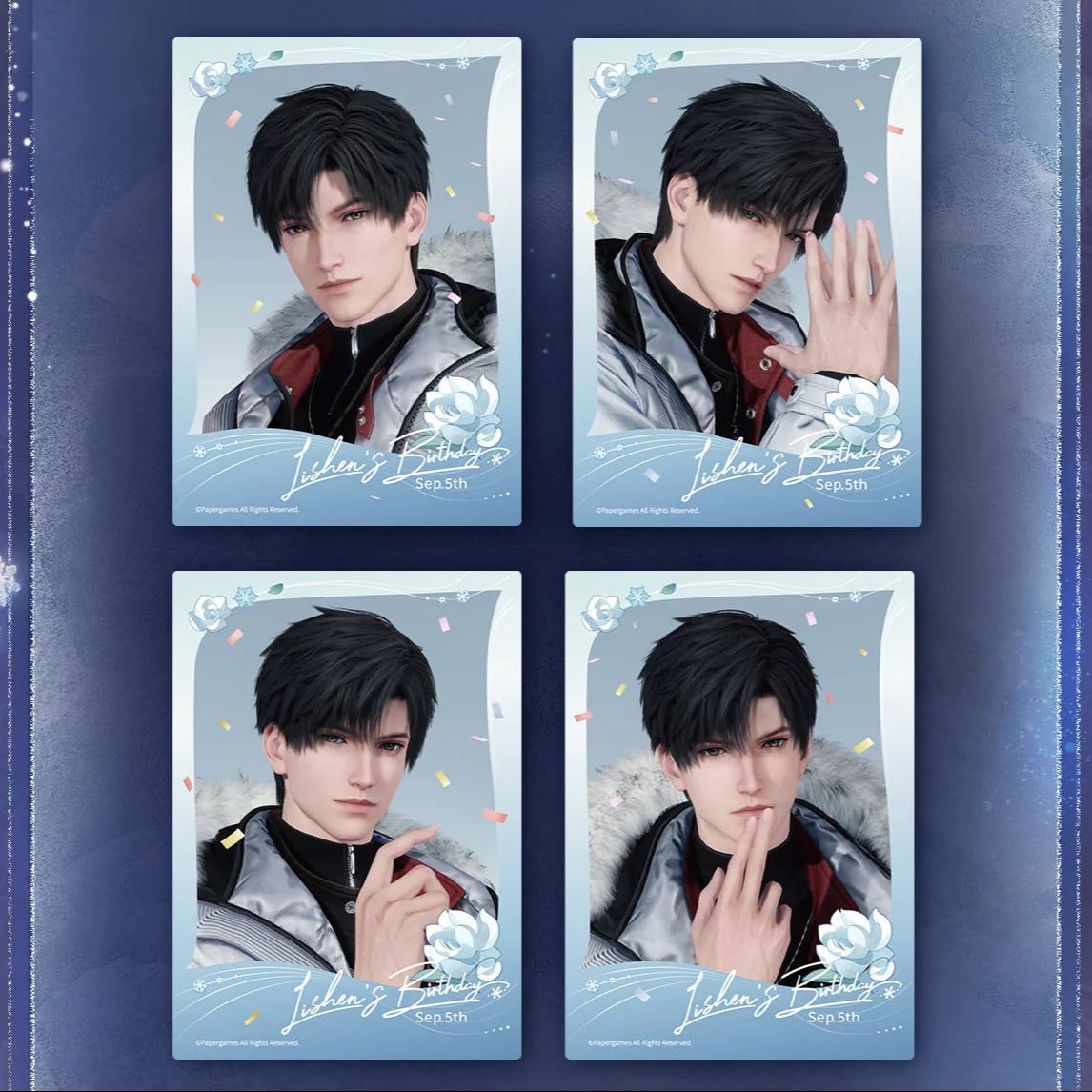 Love and Deepspace - Zayne 2025 Birthday Dawnbreak Promise Series Polaroid Set InFold Games