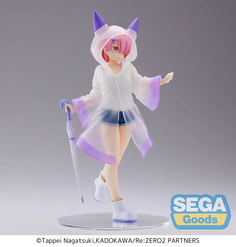 Re: ZERO - Starting Life in Another World - Ram (Raincoat Ver.) Day After The Rain Prize Figure SEGA