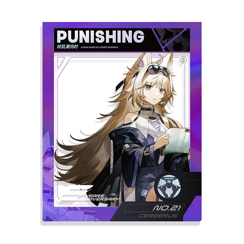 Punishing: Gray Raven - Verdant Hall Theme 5th Anniversary Celebration Art Paper Frame Card KURO GAMES