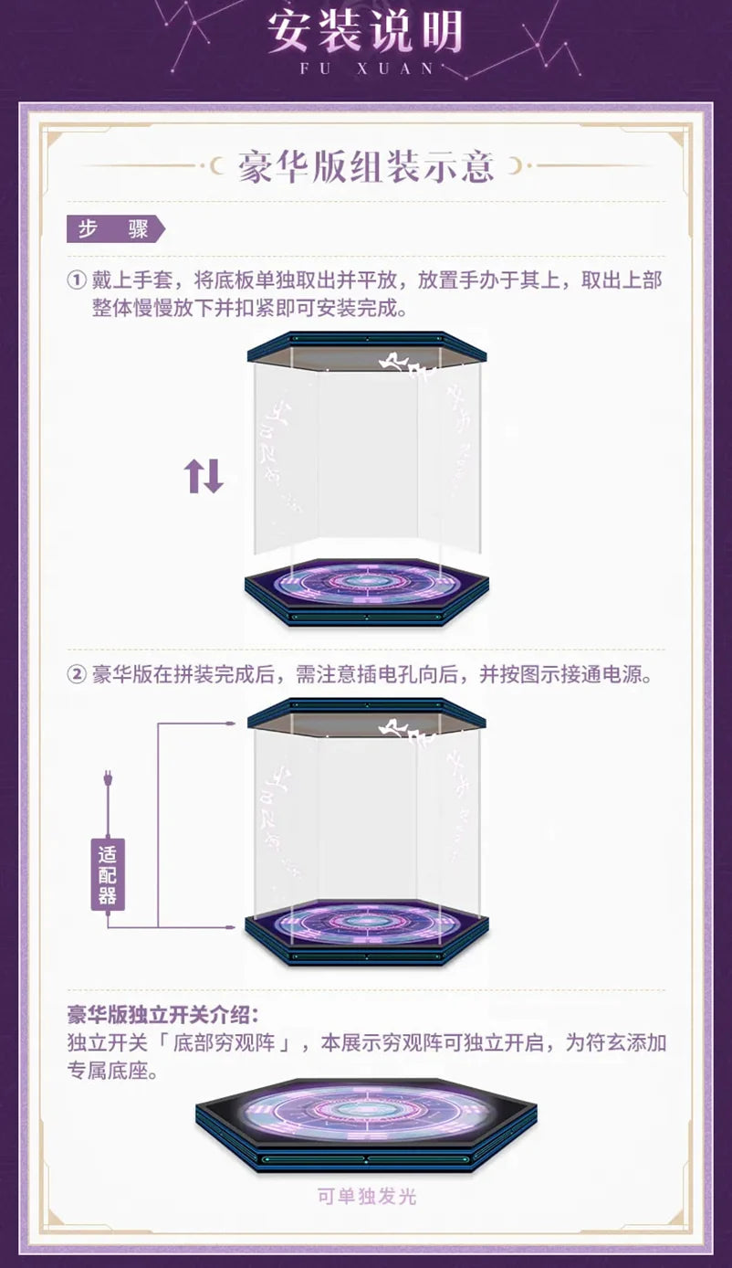 Honkai: Star Rail - Fu Xuan 1/7 Scale Figure Display Box miHoYo
