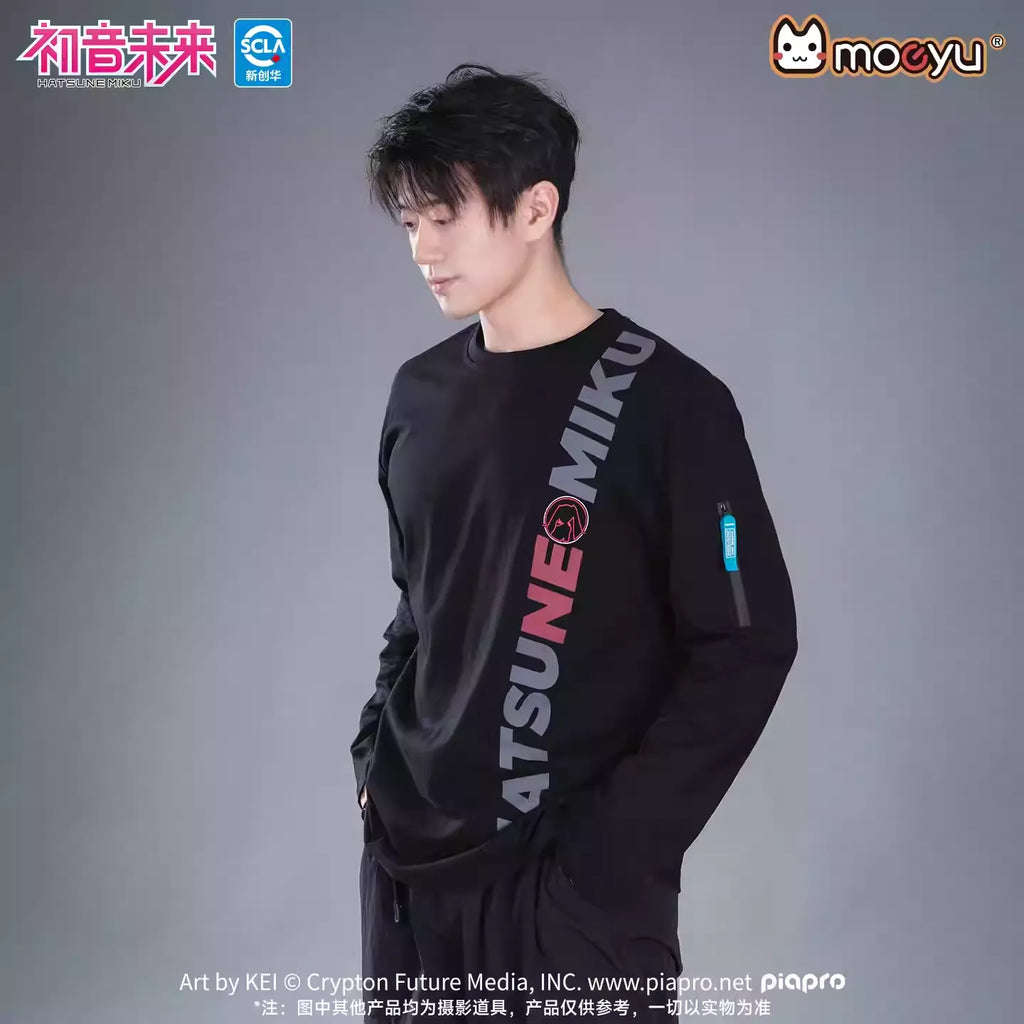 Hatsune Miku - Hatsune Miku Neon Electro Series Long-sleeved T-shirt Moeyu