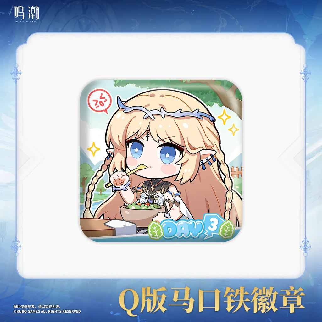 Wuthering Waves - Cartethyia Themed Chibi Ver. Tin Badge KURO GAMES