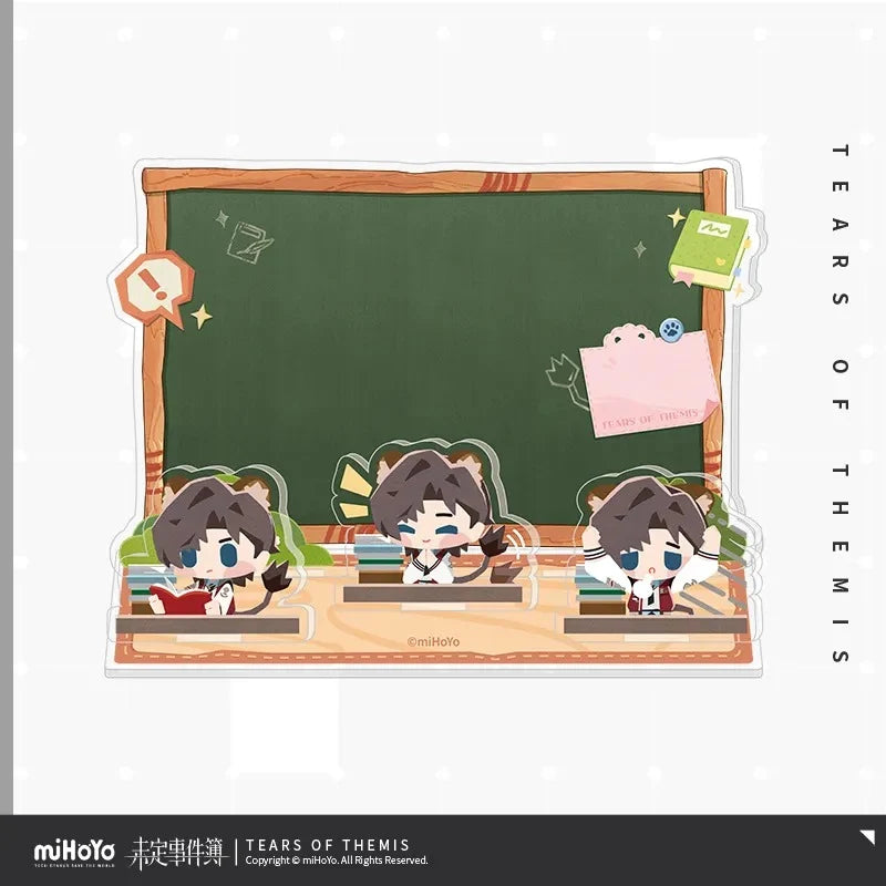 Tears of Themis - My Fur-ever Schoolmale Series Chibi Message Acrylic Stand miHoYo