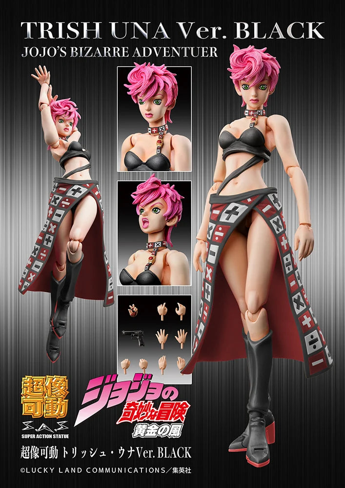 JoJo's Bizarre Adventure: Golden Wind - Trish Una (Black Ver) Chozokado Action Figure Medicos Entertainment