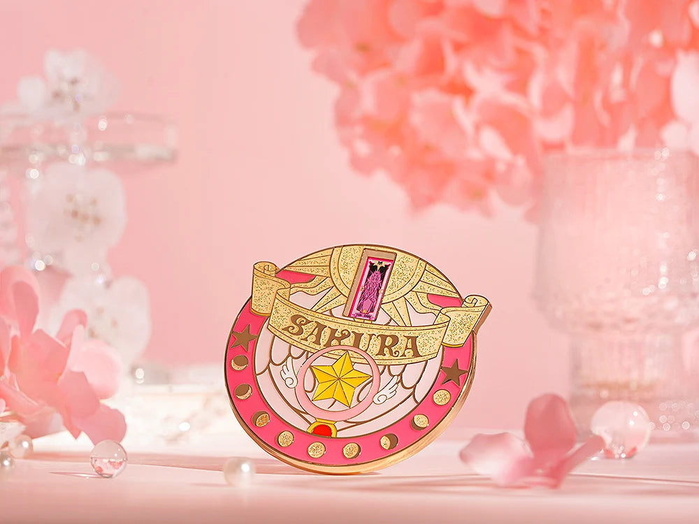 Cardcaptor Sakura 25th Anniversary -Star Wand Metal Badge GoodSmile Moment