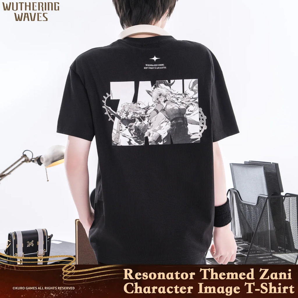 Wuthering Waves - Resonator Themed Zani Character Image T-Shirt KURO GAMES