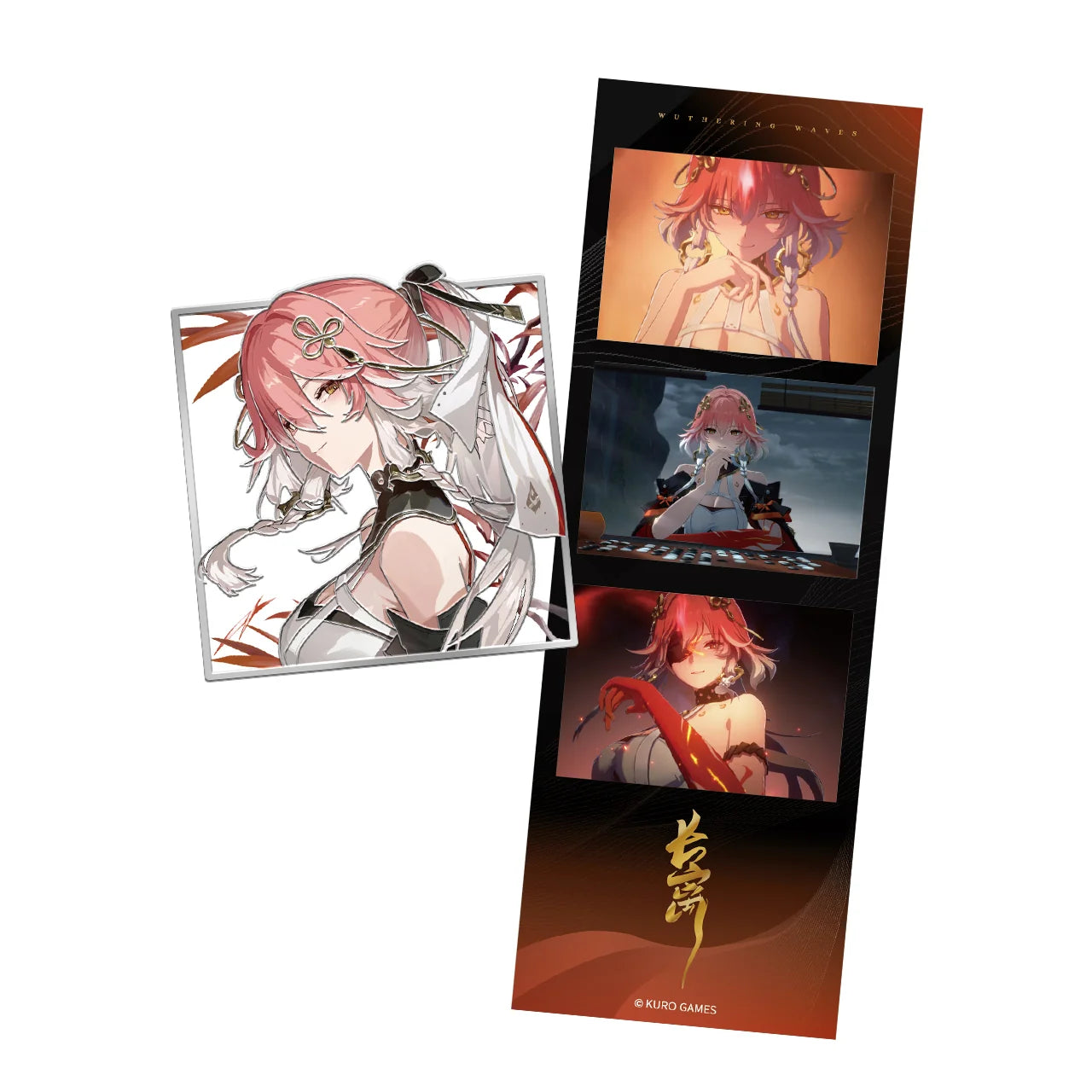 Wuthering Waves - Resonator Themed Metal Badge Photo Card Set KURO GAMES