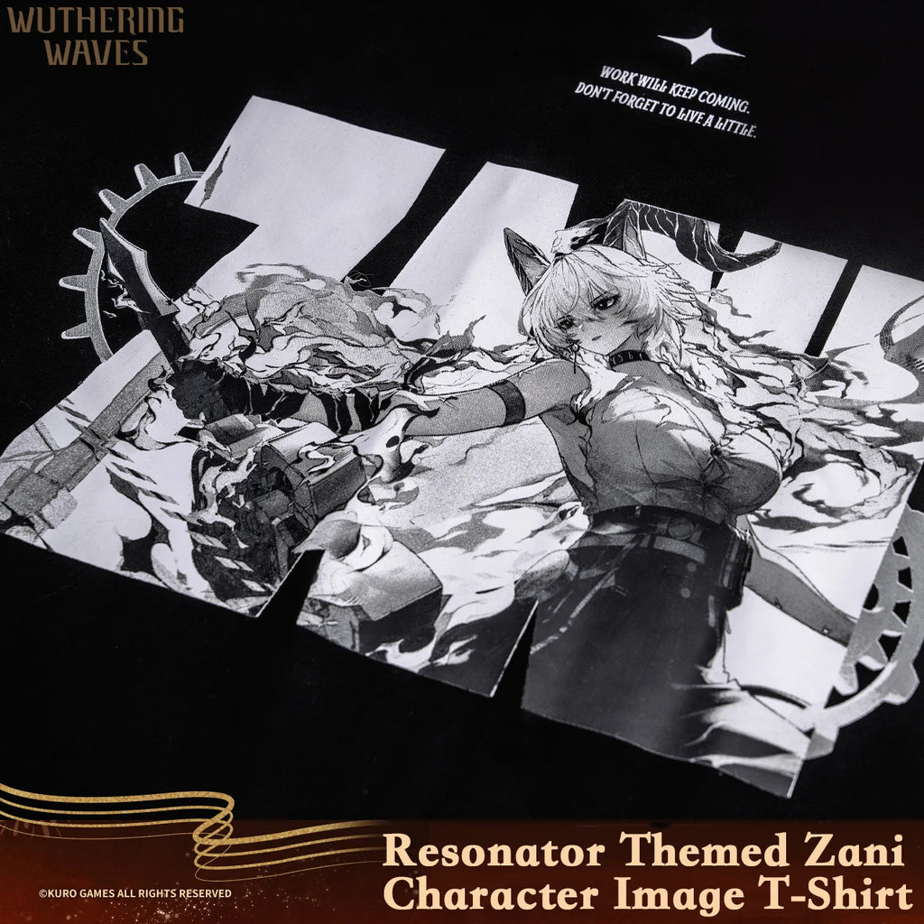 Wuthering Waves - Resonator Themed Zani Character Image T-Shirt KURO GAMES