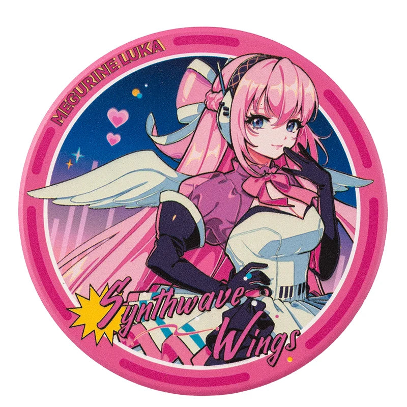 Vocaloid - Wings of the Synthwave Series Ceramic Coaster Moeyu