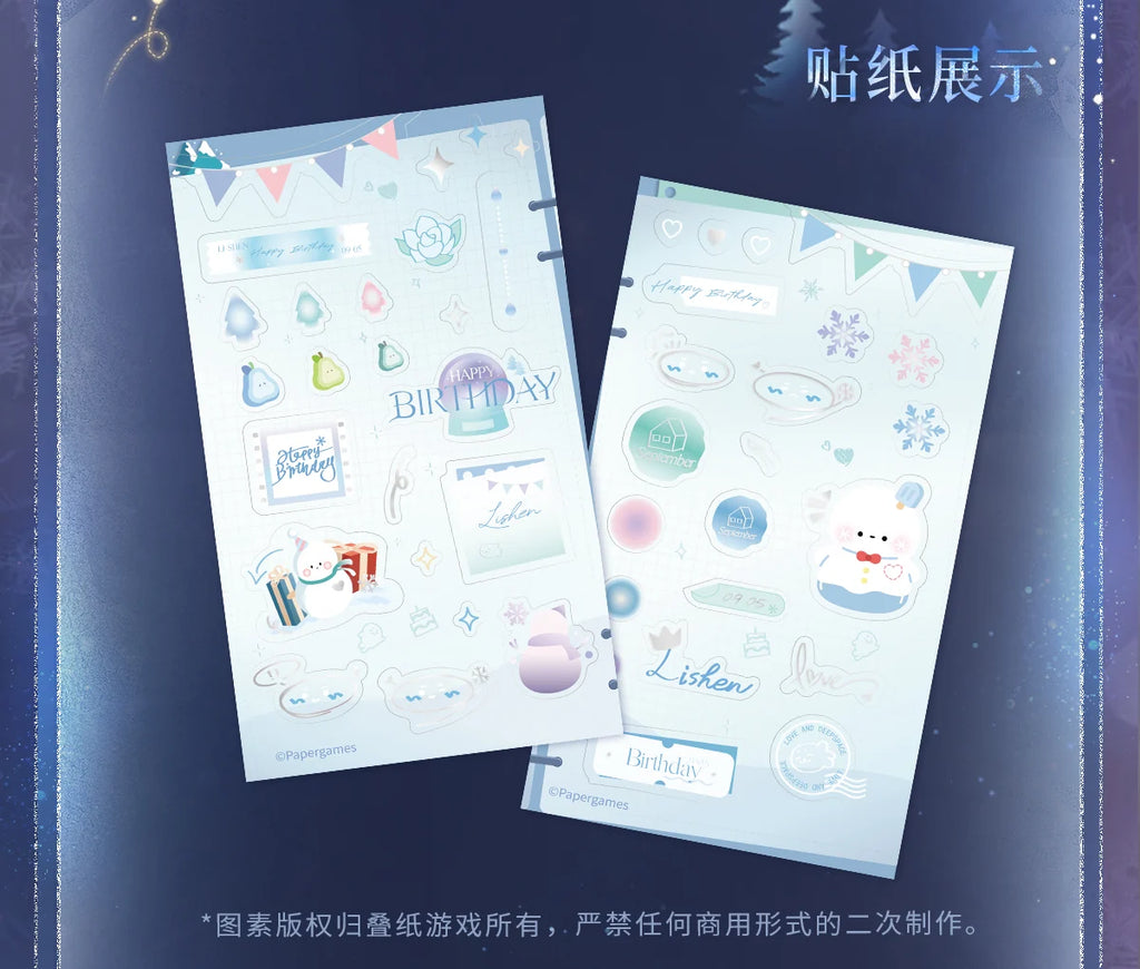 Love and Deepspace - Zayne 2025 Birthday Dawnbreak Promise Series Card Set InFold Games