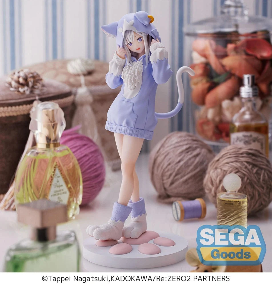 Re:ZERO -Starting Life in Another World - Emilia(Mofumofu Pack Ver.) Luminasta Prize Figure SEGA