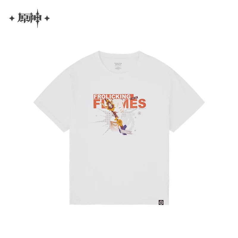 Genshin Impact - Yoimiya Style White T-Shirt miHoYo