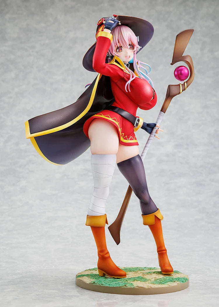 Super Sonico - Super Sonico (KONOSUBA -God's blessing on this wonderful world! Megumin Collaboration Ver) 1/7 Scale Figure KADOKAWA