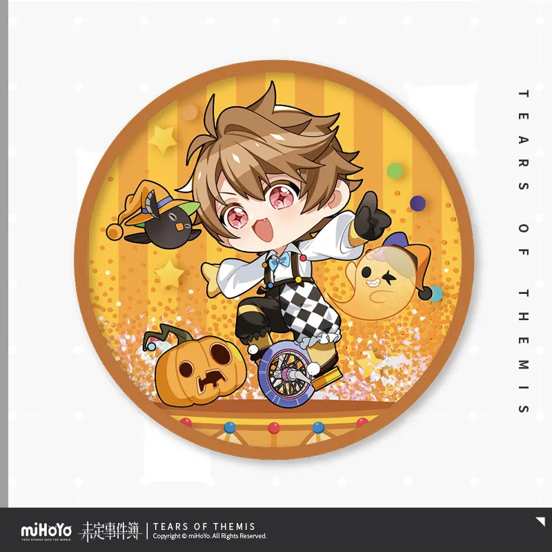 Tears of Themis - Pumpkin Adventure Series Chibi Acrylic Quicksand Coaster miHoYo